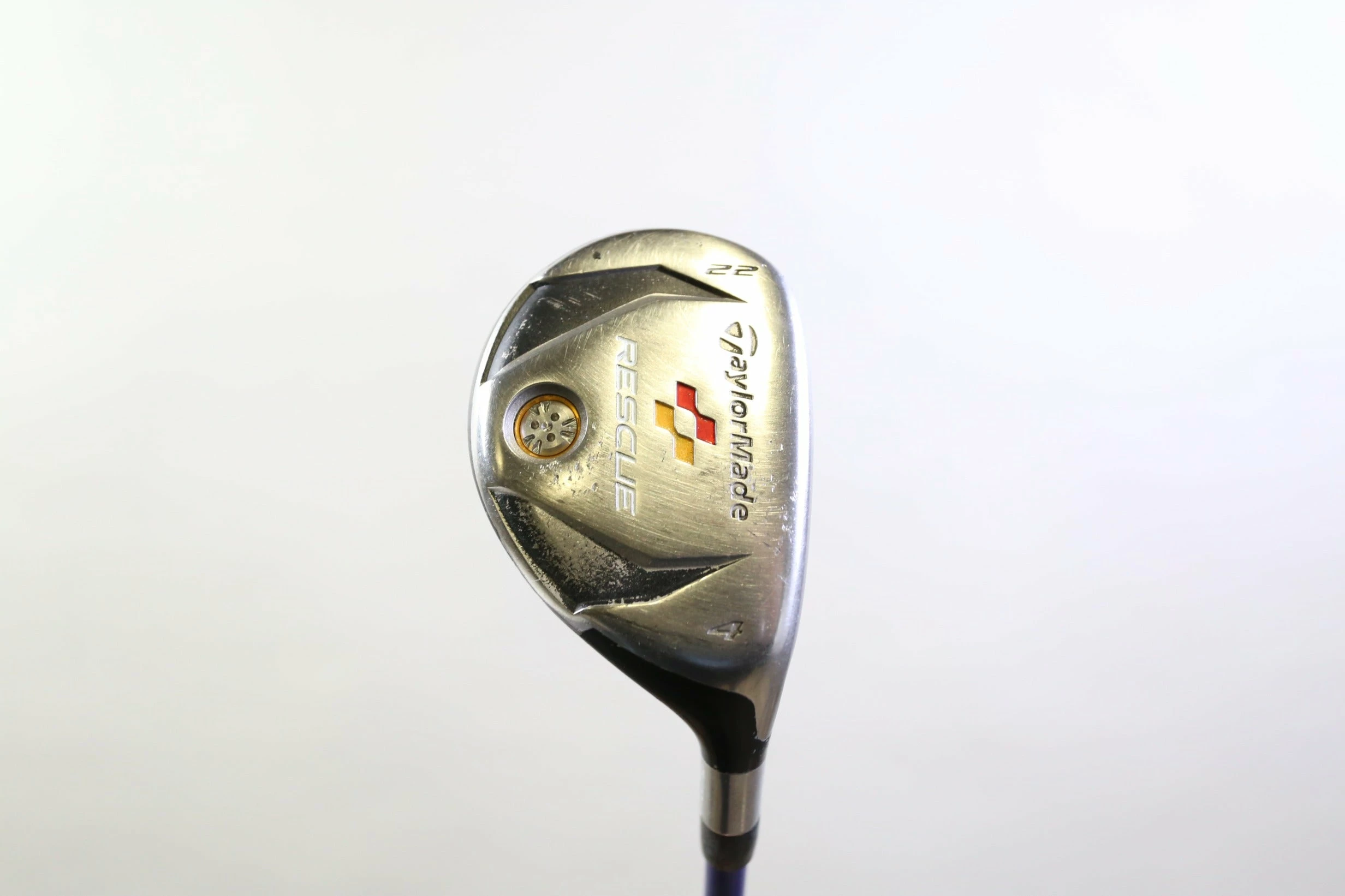 TaylorMade Rescue 2009 4 Hybrid 22* RH 40.5 In Graphite Design Shaft Stiff Flex 1 TaylorMade Rescue 2009 4 Hybrid 22* RH 40.5 In Graphite Design Shaft Stiff Flex