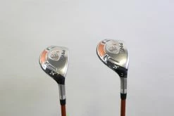 Ping G10 21* & 24* Hybrid Set RH Ping TFC 129 Graphite Shafts Regular Flex