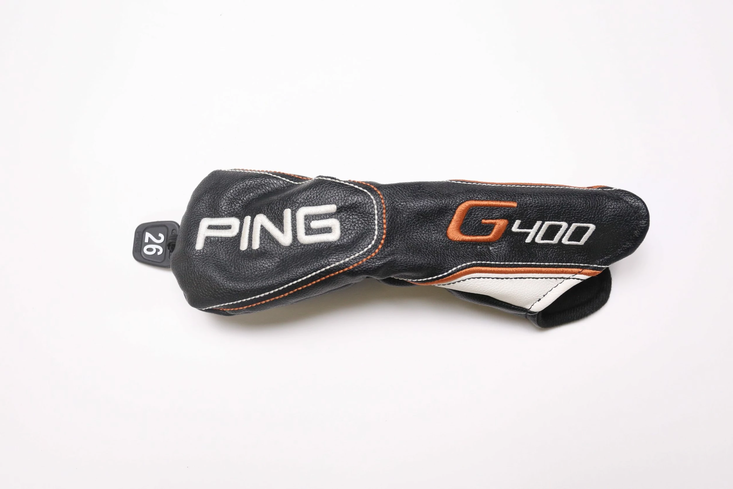 Ping G400 Hybrid Headcover Only Black Very Good Condition 2 Ping G400 Hybrid Headcover Only Black Very Good Condition - Image 2