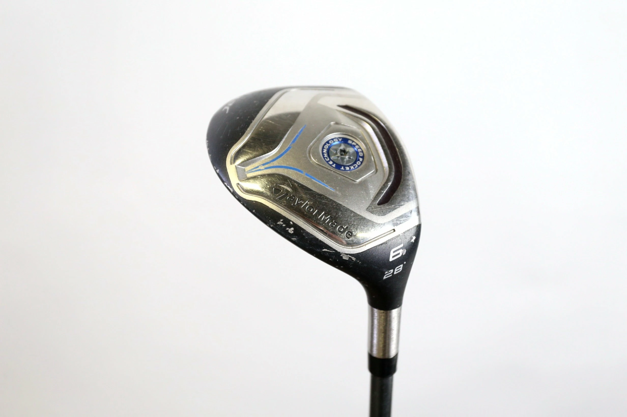 TaylorMade JetSpeed 6 Hybrid 28* RH 38.5 In Matrix VeloxT Graphite Ladies Flex 2 TaylorMade JetSpeed 6 Hybrid 28* RH 38.5 In Matrix VeloxT Graphite Ladies Flex - Image 2