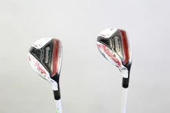 TaylorMade AeroBurner Rescue 3, 4 Hybrid Set RH Graphite Shafts Regular Flex