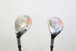 LEFTY Ping G10 4, 6 Hybrid Set TFC 129 Graphite Shafts Regular Flex