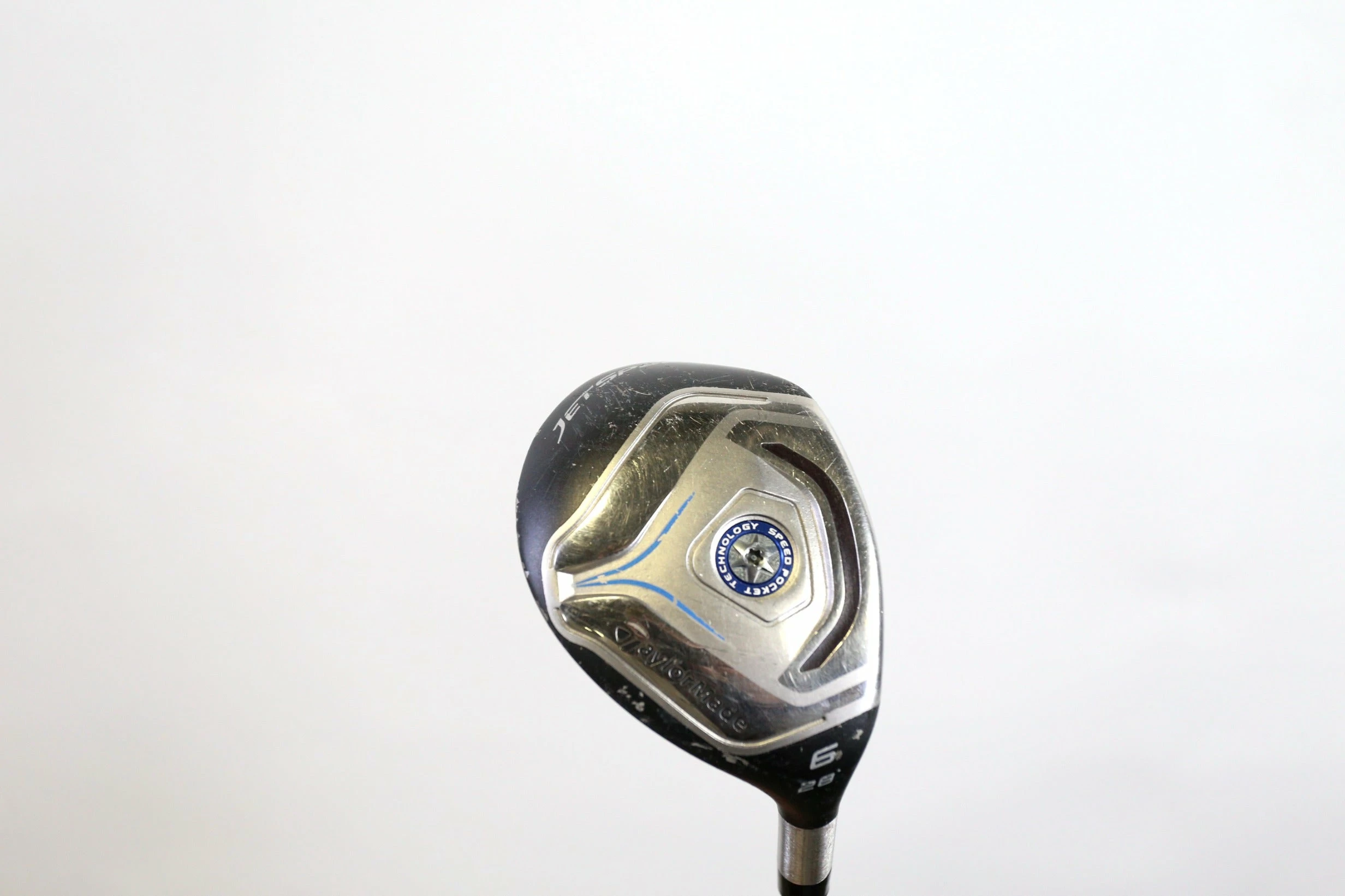 TaylorMade JetSpeed 6 Hybrid 28* RH 38.5 In Matrix VeloxT Graphite Ladies Flex 1 TaylorMade JetSpeed 6 Hybrid 28* RH 38.5 In Matrix VeloxT Graphite Ladies Flex