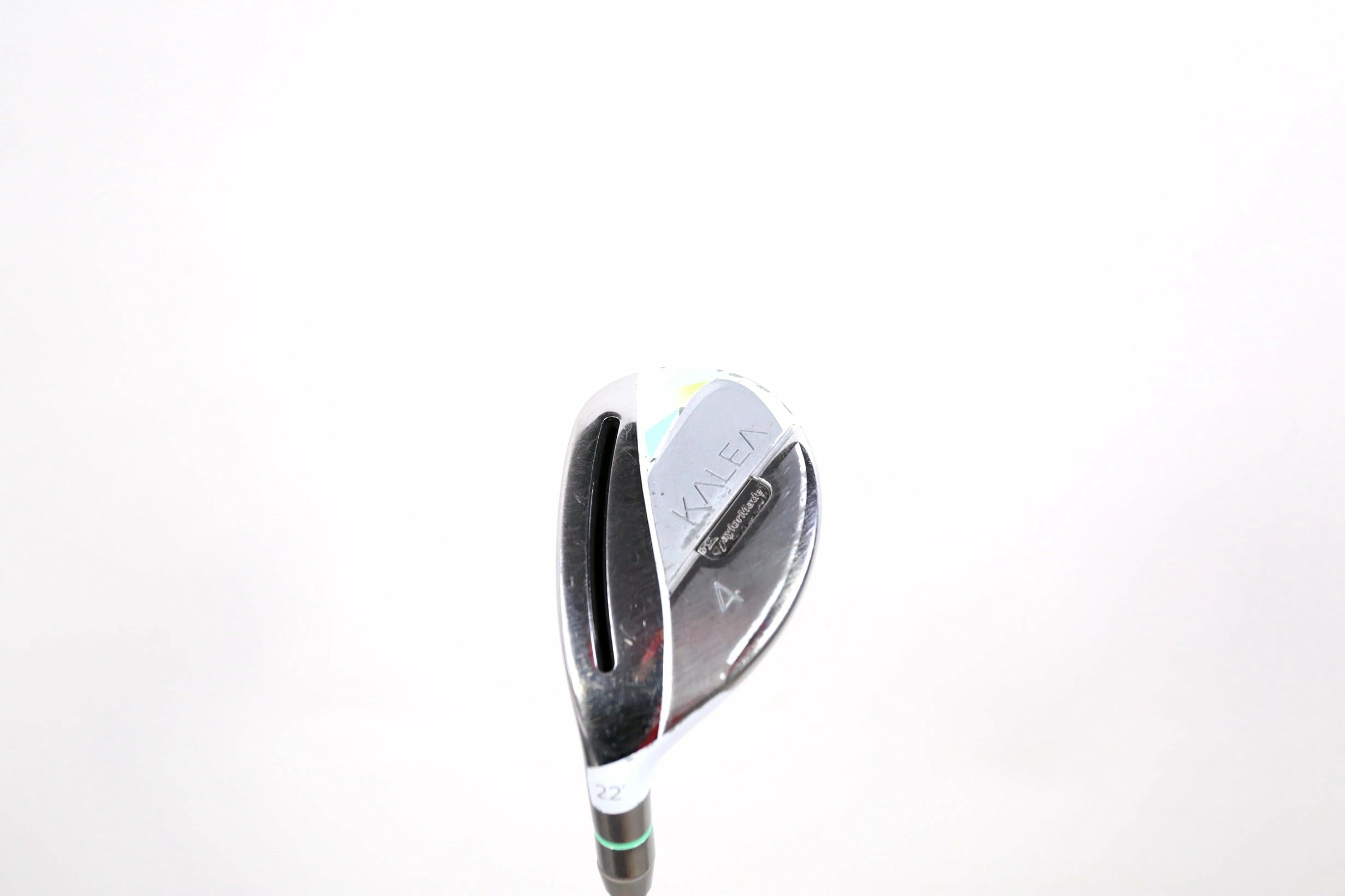 LEFTY TaylorMade Kalea 4 Hybrid 22* 39 In Taylormmade Graphite Ladies Flex 1 LEFTY TaylorMade Kalea 4 Hybrid 22* 39 In Taylormmade Graphite Ladies Flex